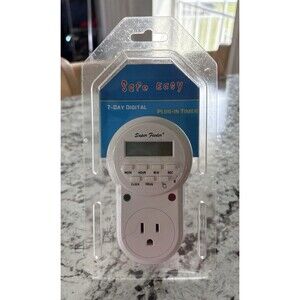 NOS 125 Volt Programmable Weekly Digital Timer With LCD Display ETU63A